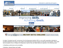 Tablet Screenshot of firstresponder.org
